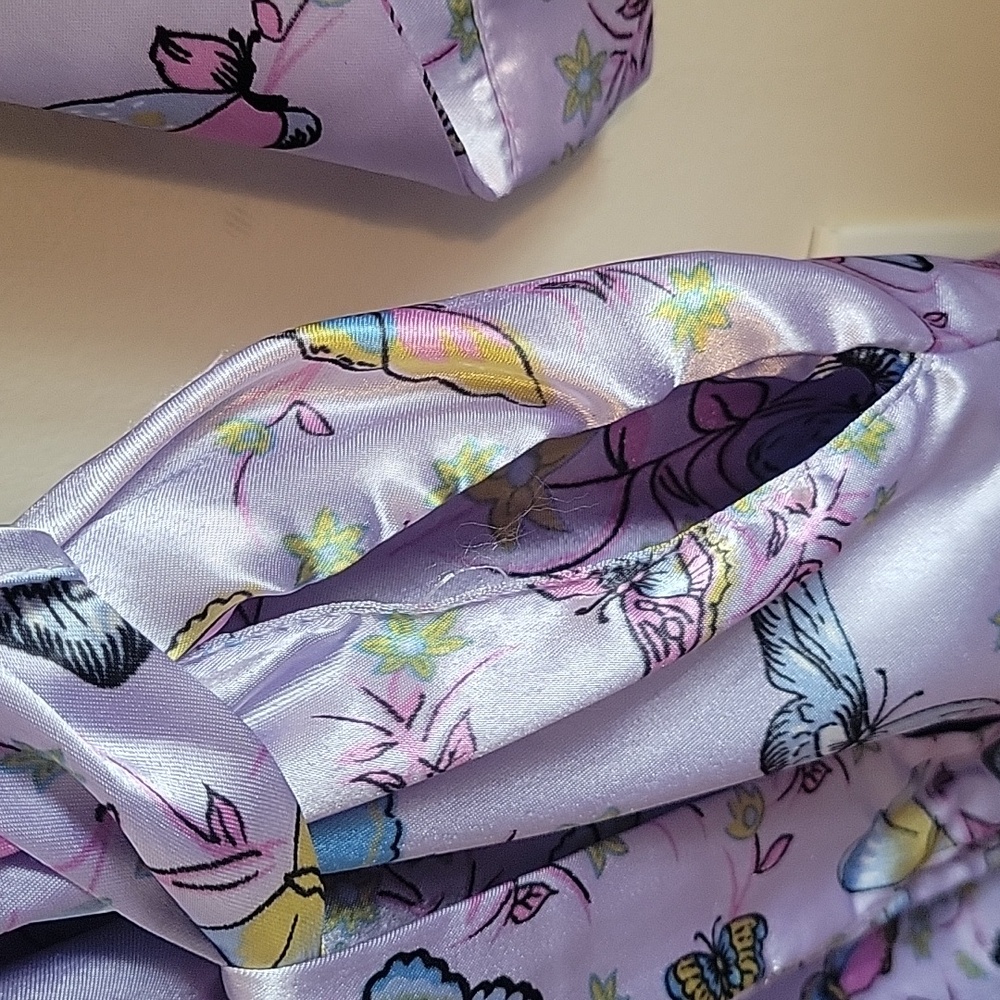 Vintage Butterfly Print Robe - Picture 7 of 7
